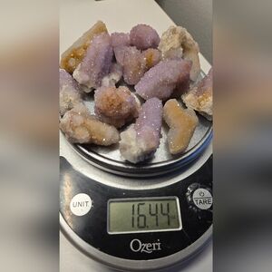 Spirit Quartz Lot | Cactus Amethyst Crystals |16.44 oz | Raw Natural 12 pieces